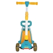 PITUSO Самокат трехколесный HD-8814B, 3в1 Blue/Синий (2 места)