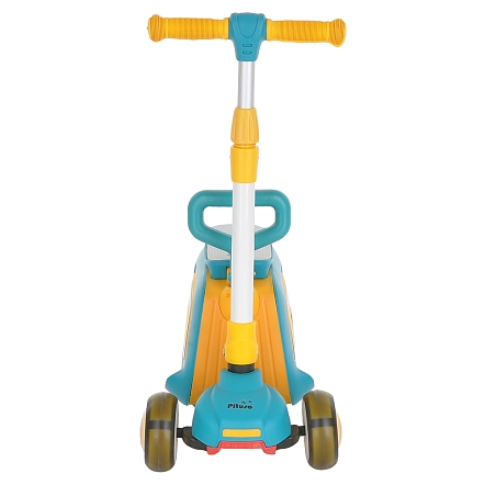 PITUSO Самокат трехколесный HD-8814B, 3в1 Blue/Синий (2 места)