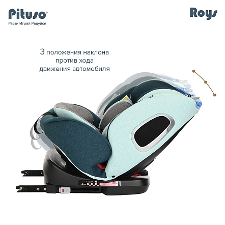 Pituso Удерживающее устройство для детей 0-36 кг Roys Emerald Grey/Изумрудно-Серый
