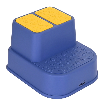 PITUSO Подставка для ног 2-ступенчатая антискользящая Blue/Синяя,33*36*25 см,полиэт/пакет (уп/20 шт)
