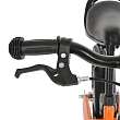 PITUSO Беговел Pulsar, колеса AIR 14", тормоз, подножка,Orange matt/Оранжевый матовый 
