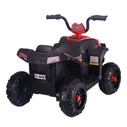 **PITUSO Электроквадроцикл S601,6V/4.5Ah*2,40W*2,кол. EVA,MP3,кож.сид.,амортиз,86*56*66см,Красный