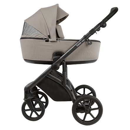 ROAN Коляска 2 в1 Bass Next   короб + прогулка Hazel/Black/руч.Black(2 места)