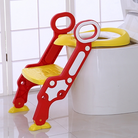 PITUSO Сиденье для унитаза с лесенкой и ручками Yellow/Желтый,35*45*63,5см (уп/6 шт)