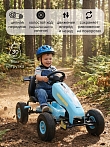 PITUSO Педальный картинг G202 (122*60*60см), надувные колеса, Голубой/Light Blue