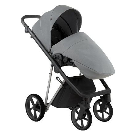 ROAN Коляска 2 в1 Sol Luxury короб + прогулка Blue Tea/Blue Tea/руч.Grey/к.Grey (2 места)