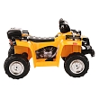 *PITUSO Электроквадроцикл 5258, 6V/4.5Ah*1,20W*1,колеса пласт,MP3,свет,муз,78*50*47 см,Желтый/YELLOW
