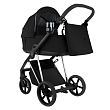 ROAN Коляска 2 в1 Sol Luxury короб + прогулка Caviar Black/Nickel/руч.Black/к.Black(2 места)