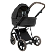 ROAN Коляска 2 в1 Sol Luxury короб + прогулка Pixel/Dark/Nickel/руч.Cappuccino/к.Cappuccino(2 места)