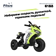 **PITUSO Электромотоцикл 6188, 6V/4,5Ah*2, возд.колеса, 105*53*70см, Green / Зеленый