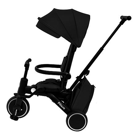 PITUSO Велосипед трехколесный Leve Pro, складной, с сумкой, разм. упак. 66х34х31 см, Black/Черный