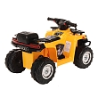 *PITUSO Электроквадроцикл 5258, 6V/4.5Ah*1,20W*1,колеса пласт,MP3,свет,муз,78*50*47 см,Желтый/YELLOW
