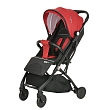 PITUSO коляска детская прогулочная  VOYAGE Black/Red /Черный/Красный/чехол на ножки