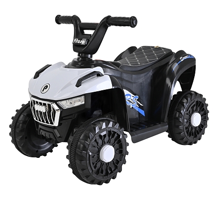PITUSO Электроквадроцикл 021B 6V/4,5Ah,20W*1,колеса пласт,свет,муз,68*43*50см,White/Белый