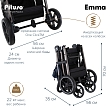 PITUSO Коляска детская EMMA (прогулочная),Navy Blue/Темно-Синий/PU