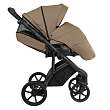 ROAN Коляска 2 в1 Bass Next короб + прогулка Mocha Mousse/Black/руч.Cappuccino(2 места)