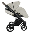 ROAN Коляска 2 в1 Bass Next  короб + прогулка Marzipan/Black/руч.Cappuccino(2 места)