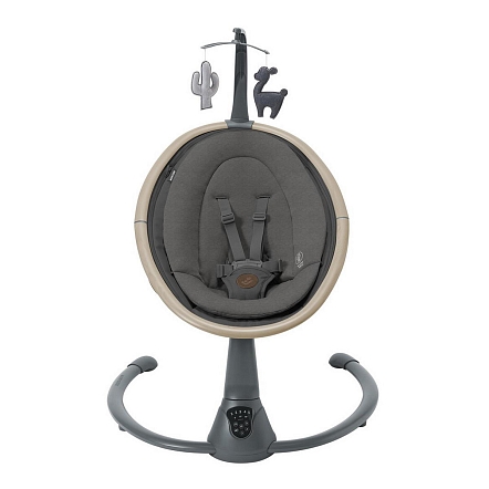 Maxi-Cosi Шезлонг-качалка CASSIA SWG Beyond Graphite ECO/графитовый