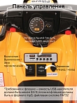 *PITUSO Электроквадроцикл 5258, 6V/4.5Ah*1,20W*1,колеса пласт,MP3,свет,муз,78*50*47 см,Желтый/YELLOW