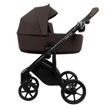 ROAN Коляска 2 в1 Bass Next  короб + прогулка Turkish Coffe/Black/руч.Cappuccino(2 места)