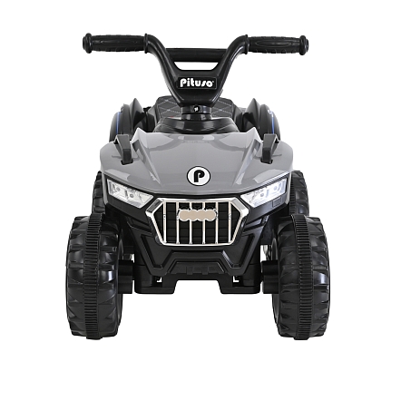 PITUSO Электроквадроцикл 021B 6V/4,5Ah,20W*1,колеса пласт,свет,муз,68*43*50см,Grey/Серый