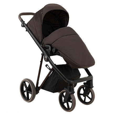 ROAN Коляска 2 в1 Sol Luxury короб + прогулка Turkish Coffe/Bronze/руч.Capp/к.Capp(2 места)