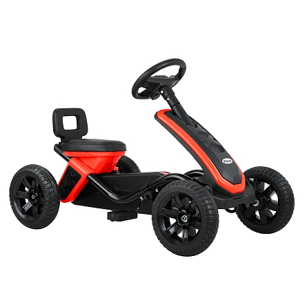 PITUSO Педальный картинг G-24 (87.5*48*54 см), ЭВА колеса, Красный/Red