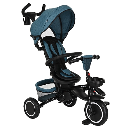 PITUSO Велосипед трехколесный Elite Plus Teal  Blue/Сине-зеленый, 10"/8"