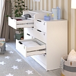 PITUSO Комод серия Kids Optimum ЛДСП Белый-белый (2 места)