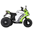 **PITUSO Электромотоцикл 6188, 6V/4,5Ah*2, возд.колеса, 105*53*70см, Green / Зеленый