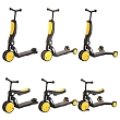 PITUSO Самокат трехколесный HD-200, 5 в 1 Yellow/Желтый