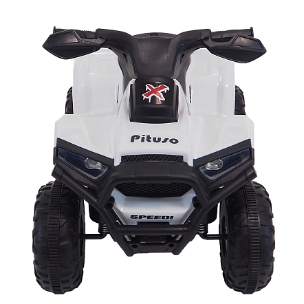 **PITUSO Электроквадроцикл XH116, 6V/4.5Ah,20W*1,колеса пласт,свет,муз,амортиз,68*42*45см,Белый