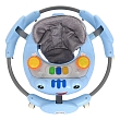 **BAMBOLA Ходунки Amigo (круглые) (6 силик.кол,игр.,муз) 6 шт/уп (70*70*60) Blue/Голубой