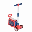 PITUSO Самокат трехколесный HD-8814B, 3в1 Red/Красный (2 места)