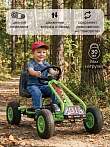 PITUSO Педальный картинг G201 (91*50*56 см) надувные колеса, Зеленый/Green