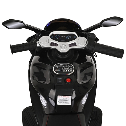 **PITUSO Электромотоцикл 6188, 6V/4,5Ah*2, возд.колеса, 105*53*70см, Black / Черный