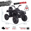 ZHEHUA Электро-Квадроцикл BDM0906,12V/7Ah, 35W*2, надувные колеса, Черный/BLACK