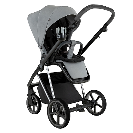 ROAN Коляска 2 в1 Sol Luxury короб + прогулка Blue Tea/Blue Tea/руч.Grey/к.Grey (2 места)
