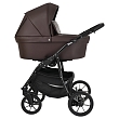 PITUSO Коляска 2 в1 Nino  короб+прогулка Кожа Dark Brown