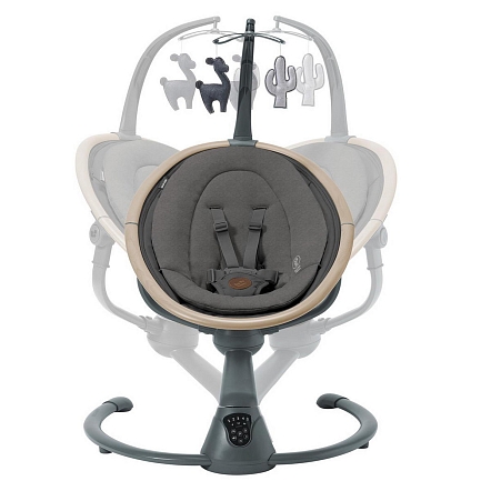 Maxi-Cosi Шезлонг-качалка CASSIA SWG Beyond Graphite ECO/графитовый