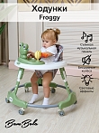 BAMBOLA Ходунки Froggy (круглые) (6 силик.кол,игр.,муз) 7 шт/уп (64*64*56) Green/Зеленый