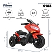 **PITUSO Электромотоцикл 9188, 6V/4,5Ah*2, возд.колеса, 109*54*72см, Red / Красный