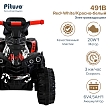 PITUSO Электроквадроцикл 491B 6V/4,5Ah,20W*1,колеса пласт,свет,муз,67*43*50см,Red+White/Красно-белый