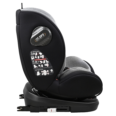 Pituso Удерживающее устройство для детей 0-36 кг Roys Black, Dark grey Inlay/Черный, Темно-сер вклад