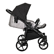 **TUTIS Коляска 2 в1 NOVO короб + прогулка Кожа Pearl Metalic/Black Reflective Print