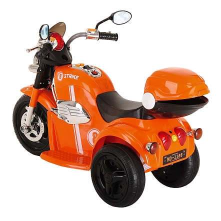 PITUSO Электро-Мотоцикл MD-1188, 6V/4Ah*1, колеса пластик  90х43х54 см, Orange / Оранжевый