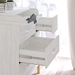 **PITUSO Комод серия Kids Vintage Premium ЛДСП Древесина белая 6 ящиков (2 места)