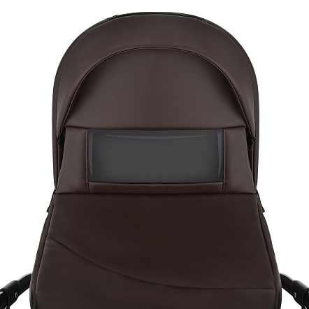 PITUSO Коляска 2 в1 Nino  короб+прогулка Кожа Dark Brown