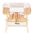 PITUSO Колыбель 3 в 1 Viana на колёсах Cage Beige/бежевый