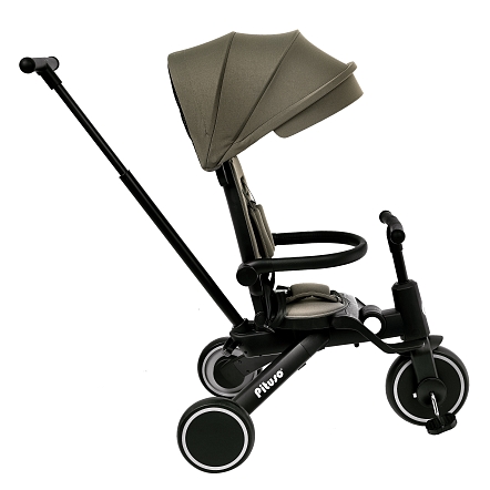 PITUSO Велосипед трехколесный Leve Pro, складной, разм. упак. 66х34х31 см, Khaki/Хаки